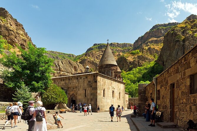 Charents Arch, Garni, Symphony of Stones , Geghard, Lake Sevan - Stop 5: Sevanavank on the peninsula of Lake Sevan