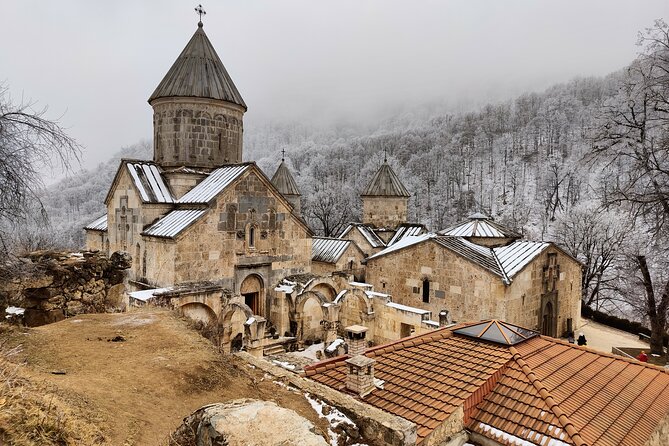 From Yerevan:Sevan, Dilijan, Haghartsin, Goshavank, Lake Parz - Goshavank Monastery: medieval law, multiple churches, and the master Poghos khachkar