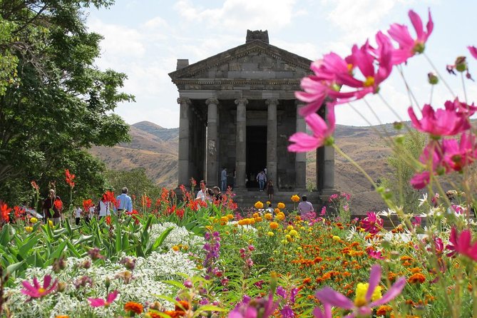 Group Tour: Garni, Symphony of Stones, Geghard, Lavash Baking - Hyur Service check-in, then a quick Charent’s Arch viewpoint pause