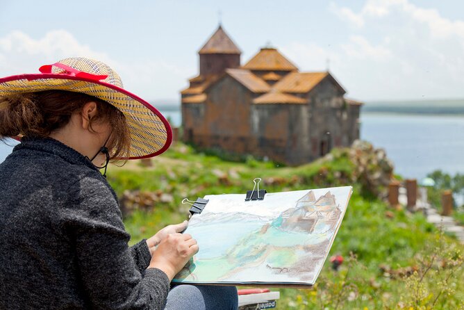Group Tour: Lake Sevan, Hayravank, Noratus, Jermuk, winery - Hayravank Monastery: modest stone, serious atmosphere