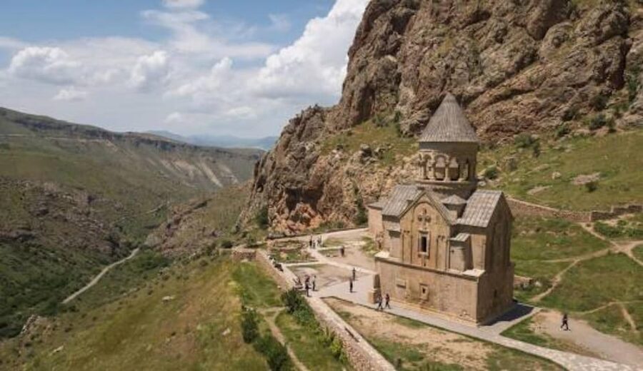 Khor Virap, Areni, Noravank, Tatev (ropeway) Self-Guided - Noravank Monastery in a narrow red-rock gorge