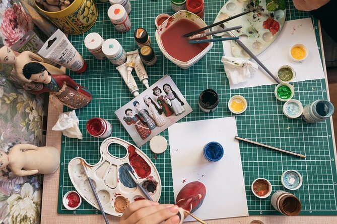 Paint Your Own Traditional Doll - Miniature painting techniques with Narine: what the session feels like