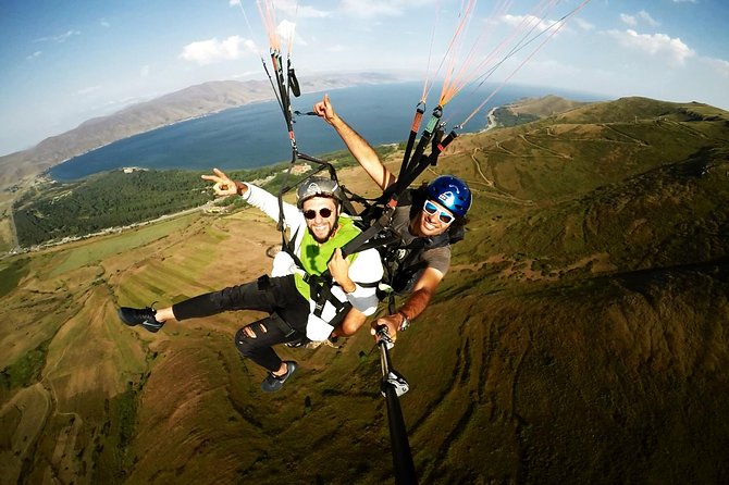 Paragliding in Armenia - GoPro footage and the flight certificate you leave with