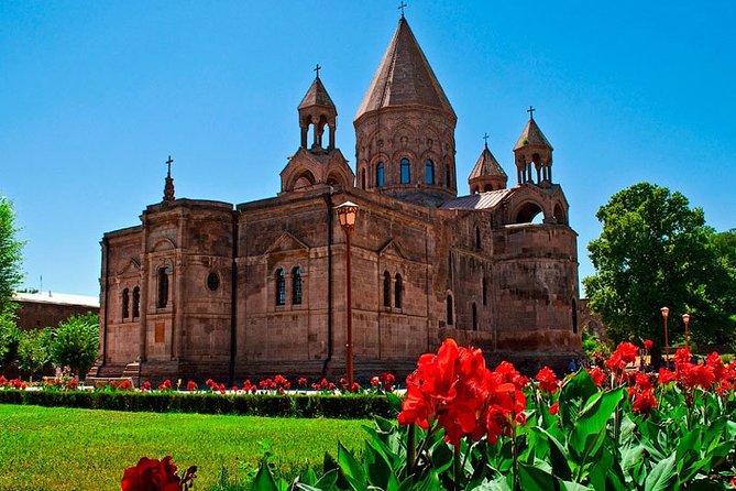 Private Tour to Echmiadzin,St.Hripsime & Gayane Churches, Zvartnots Temple - Etchmiadzin Cathedral: the altars, the treasury, and the cross-stones with weight