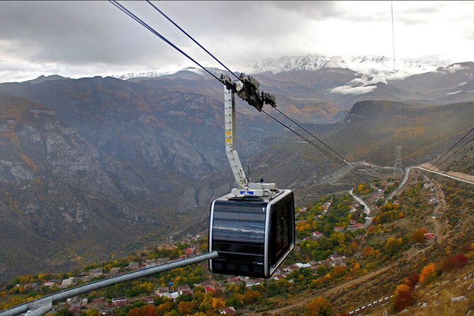 Private Tour to Khor Virap, Areni Cave or Winery, Noravank & Tatev monastery - Tatev monastery and Wings of Tatev: the ride is part of the monument