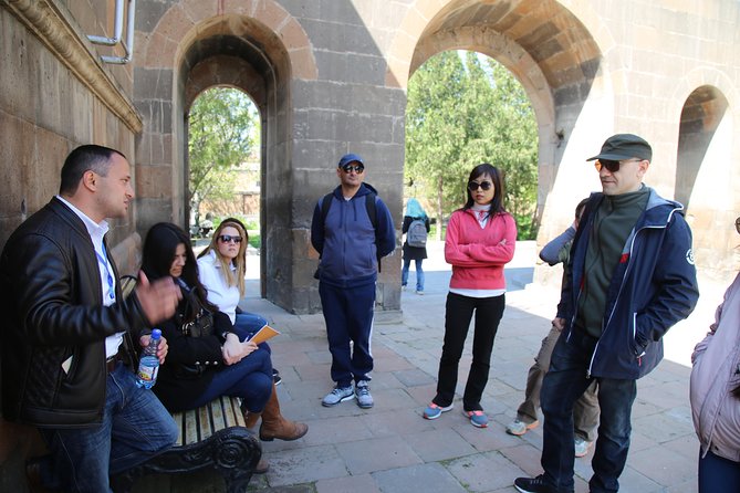 Private tour to UNESCO heritage Echmiadzin churches, Zvartnots and Sardarapat - Zvartnots Temple ruins: where the view does half the explaining
