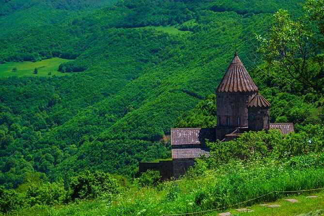 Tatev & Shaki Waterfall Guided Group Tour with Wine Tasting - Shaki Waterfall: A Narrow Path to a Loud Little Surprise