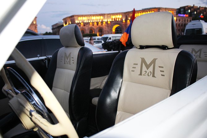 Yerevan city tour with drinks in a classic car with photography - Hotel pickup and drop-off, the real convenience win